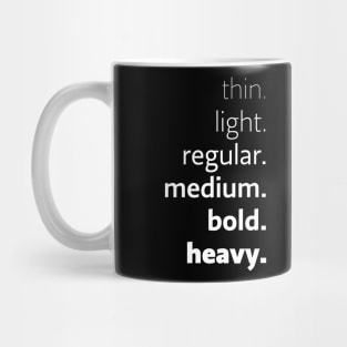 Weights Mug